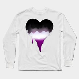 ASEXUAL GRADIENT GREETING CARD Long Sleeve T-Shirt